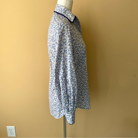 🔻LAST CHANCE🔻 TISH COX Floral Buttondown Blouse - Picture 4 of 10